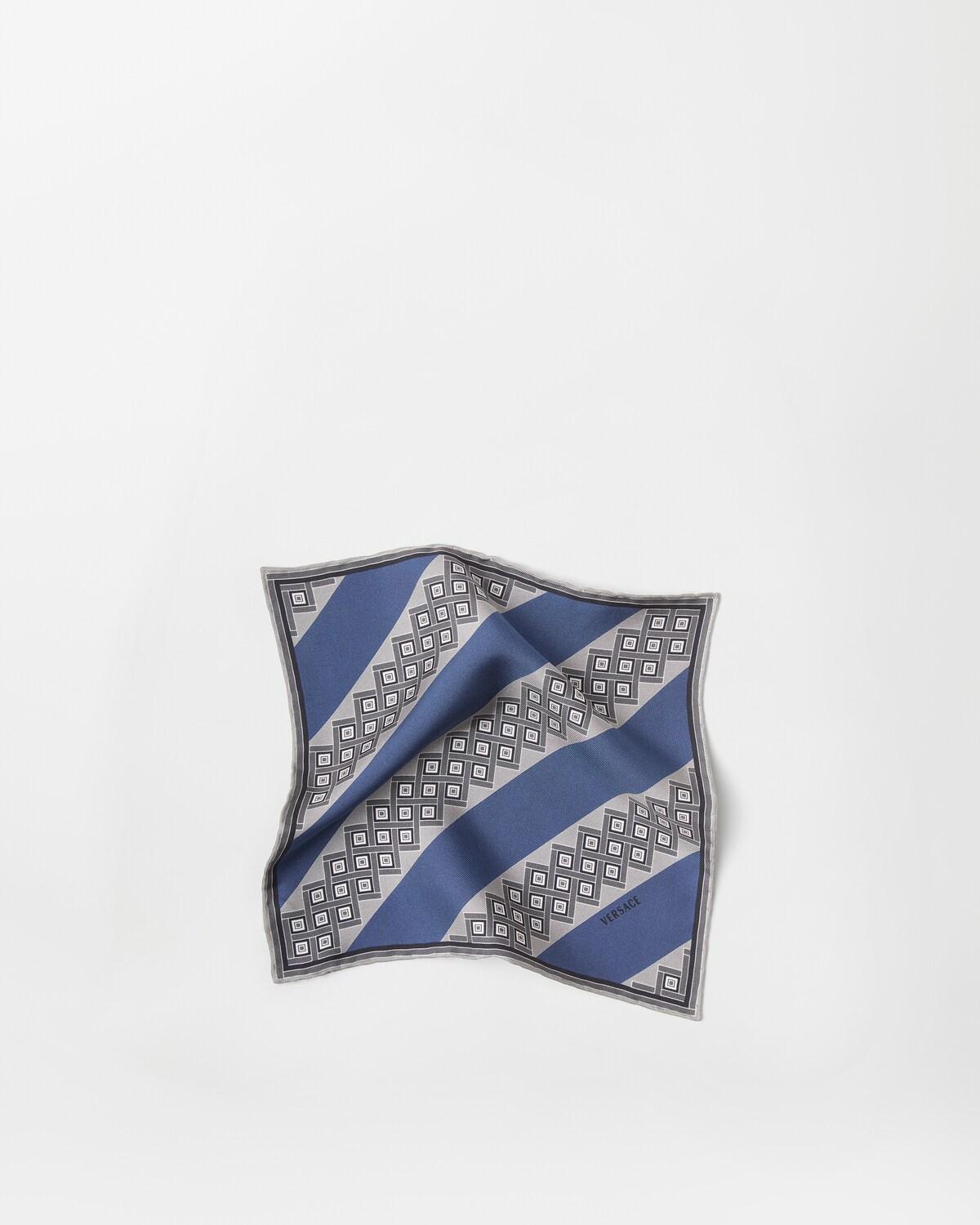 Printed Silk Twill Pocket Square