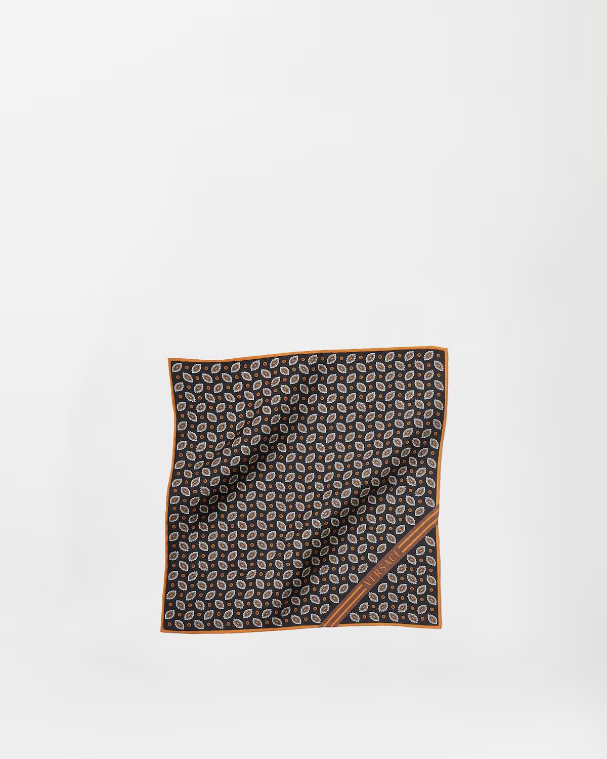 Printed Silk Twill Pocket Square