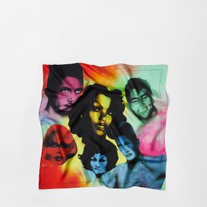 Printed Silk Twill Scarf 70 cm