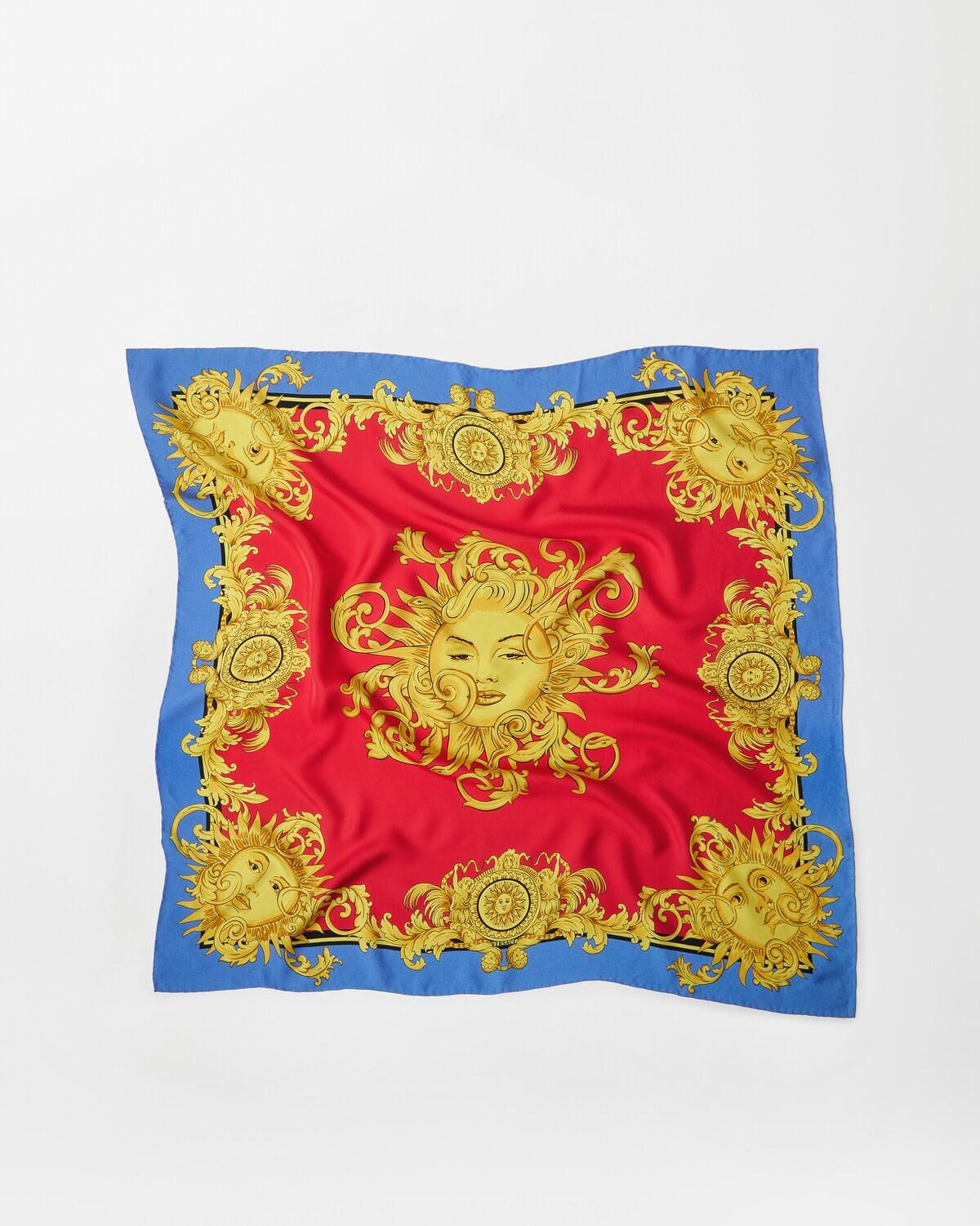 Printed Silk Twill Scarf 90 cm