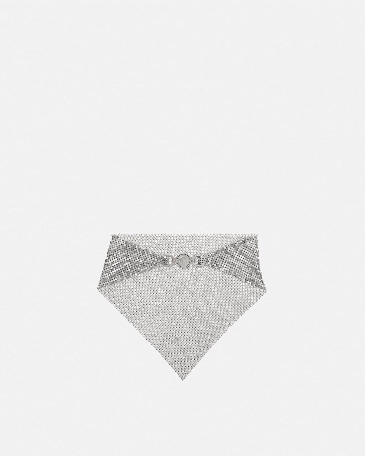 Metal Mesh Bandana Necklace - Image 2