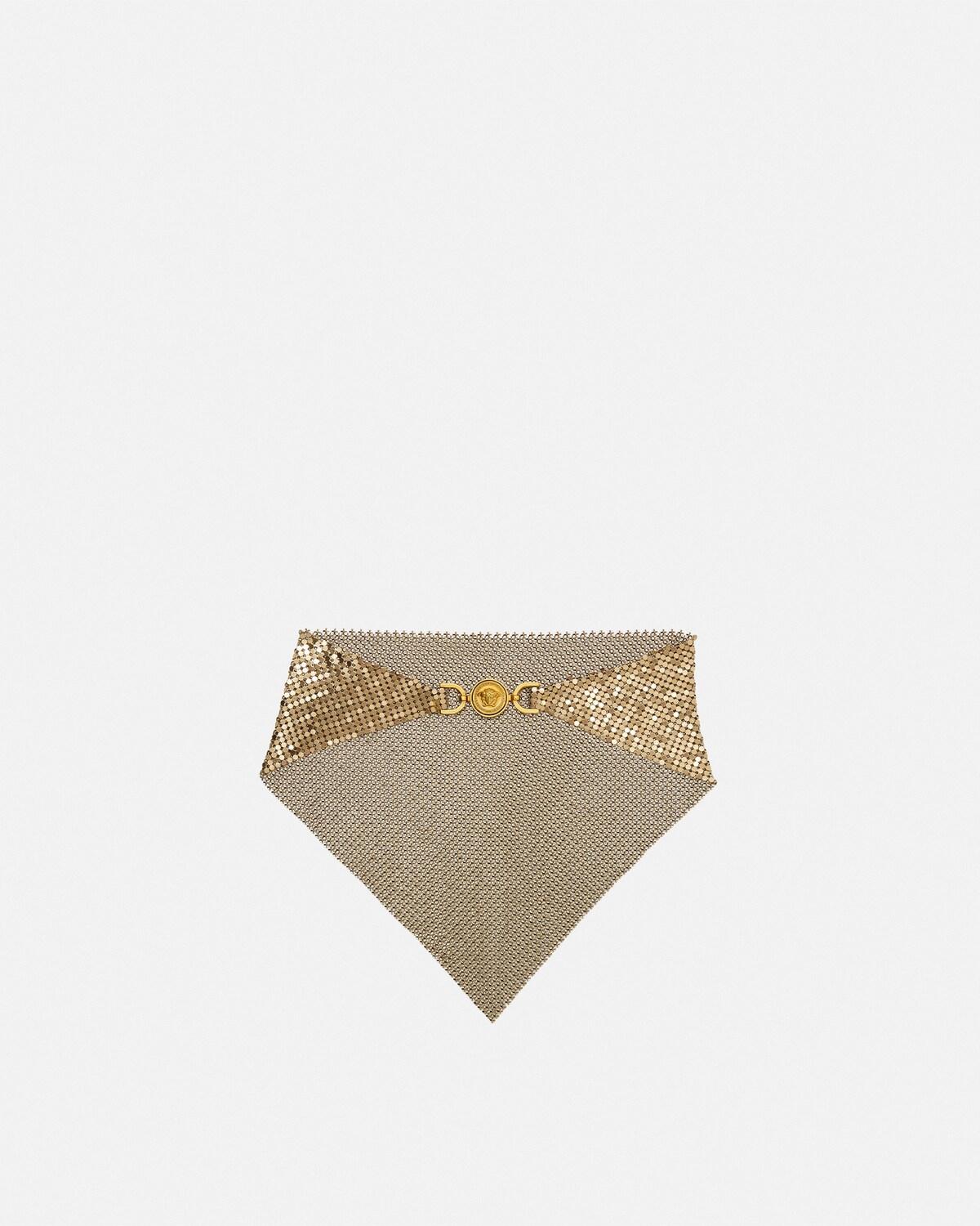 Metal Mesh Bandana Necklace - Image 2