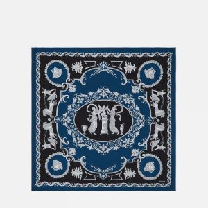 Printed Silk Twill Scarf 90 cm