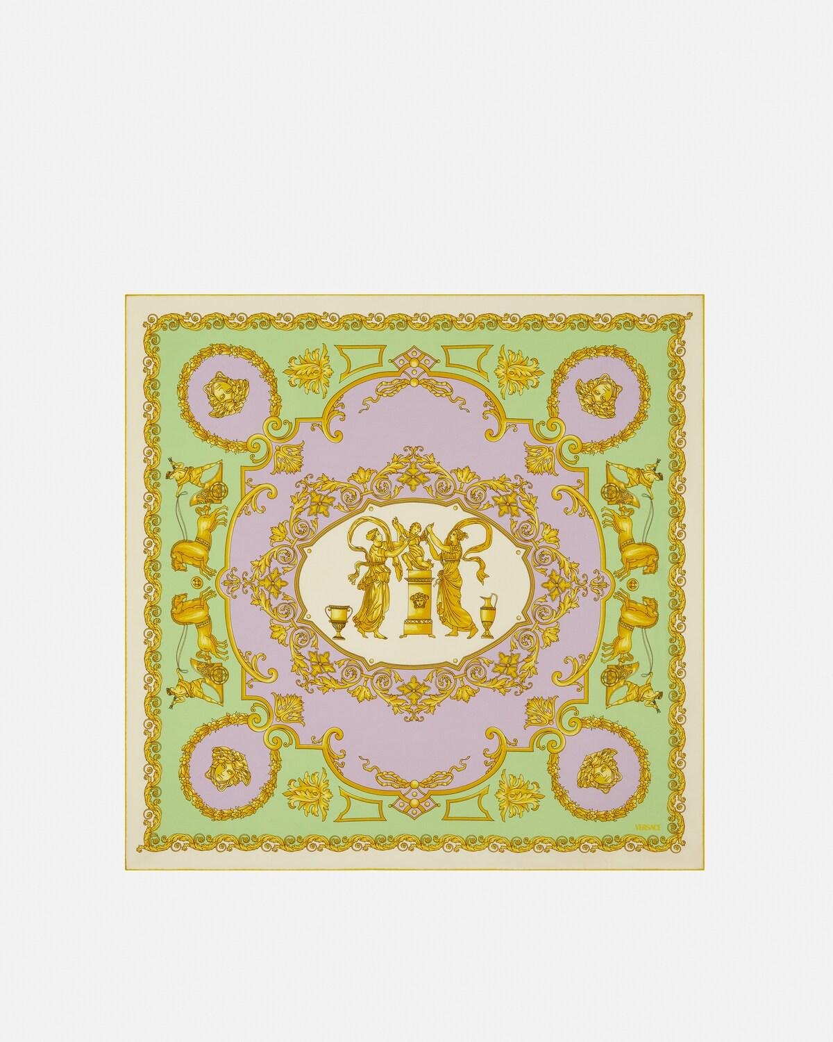 Printed Silk Twill Scarf 90 cm