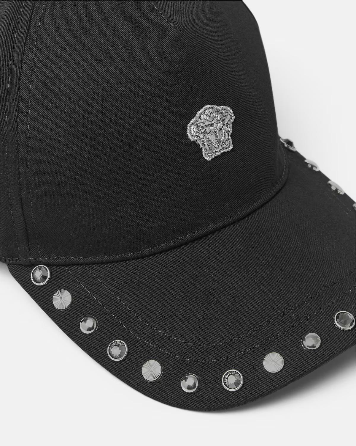 Embellished Cotton Baseball Cap - Image 3