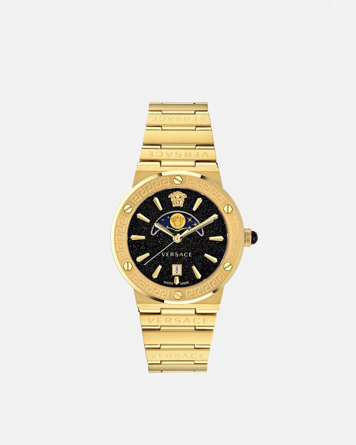 Greca Logo Moonphase Watch