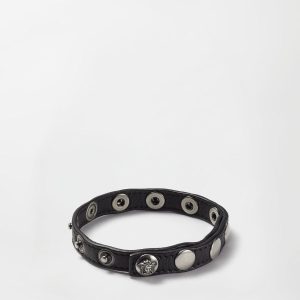 The Spike Leather Bracelet