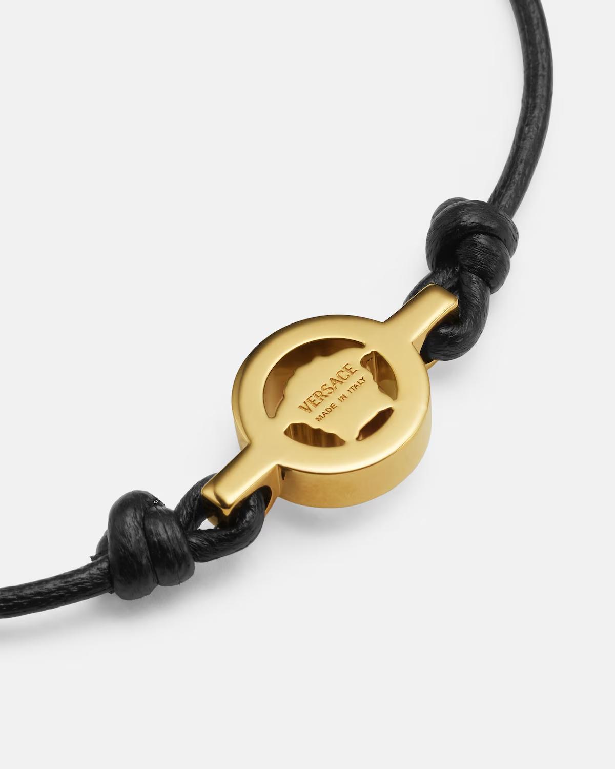 Medusa '95 Crystal Leather Bracelet - Image 2