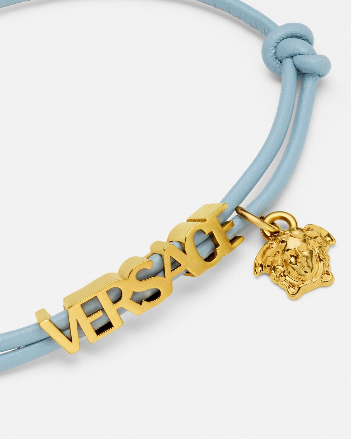 Versace Leather Bracelet - Image 2