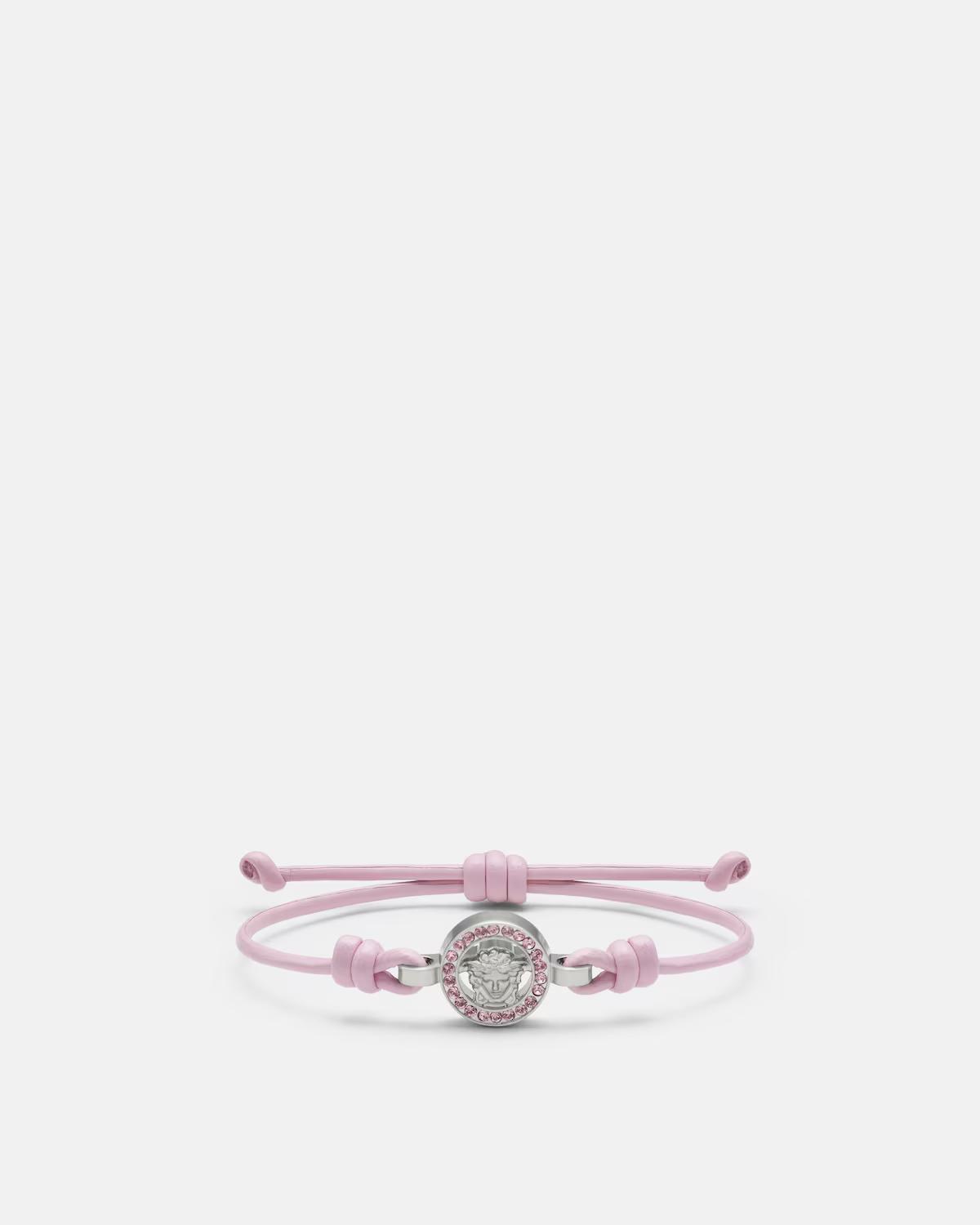 Medusa '95 Crystal Leather Bracelet