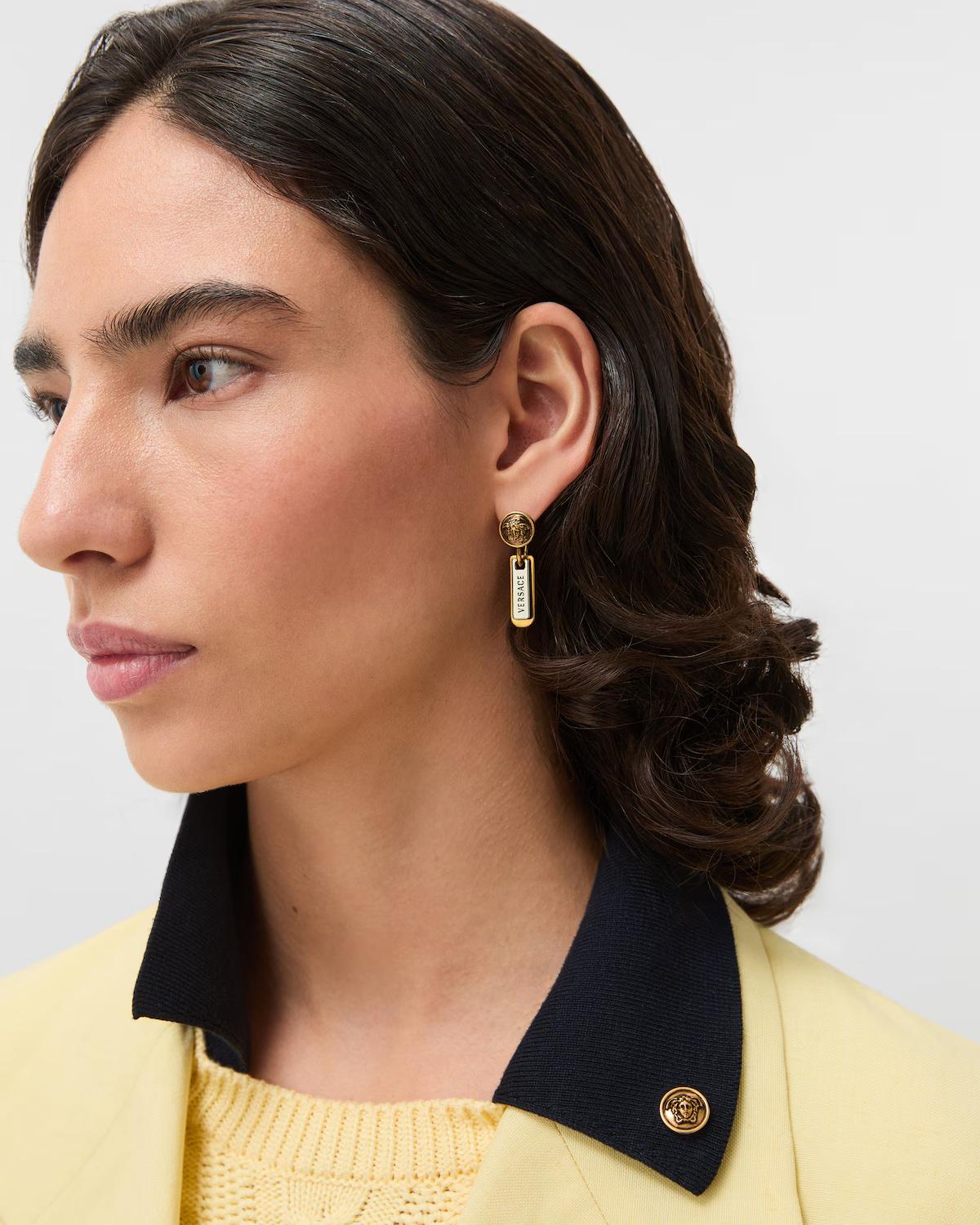 Logo Tag Earrings - Image 2