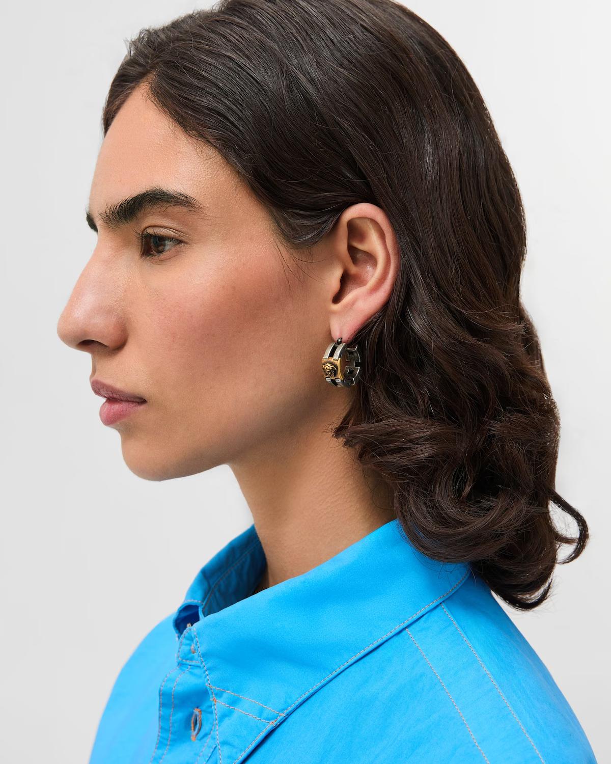 Medusa Link Earrings - Image 2