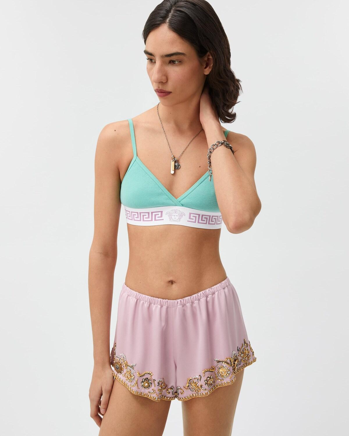 Ribbed Cotton-Jersey Bralette - Image 2