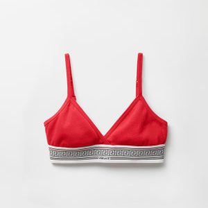 Ribbed Cotton-Jersey Bralette