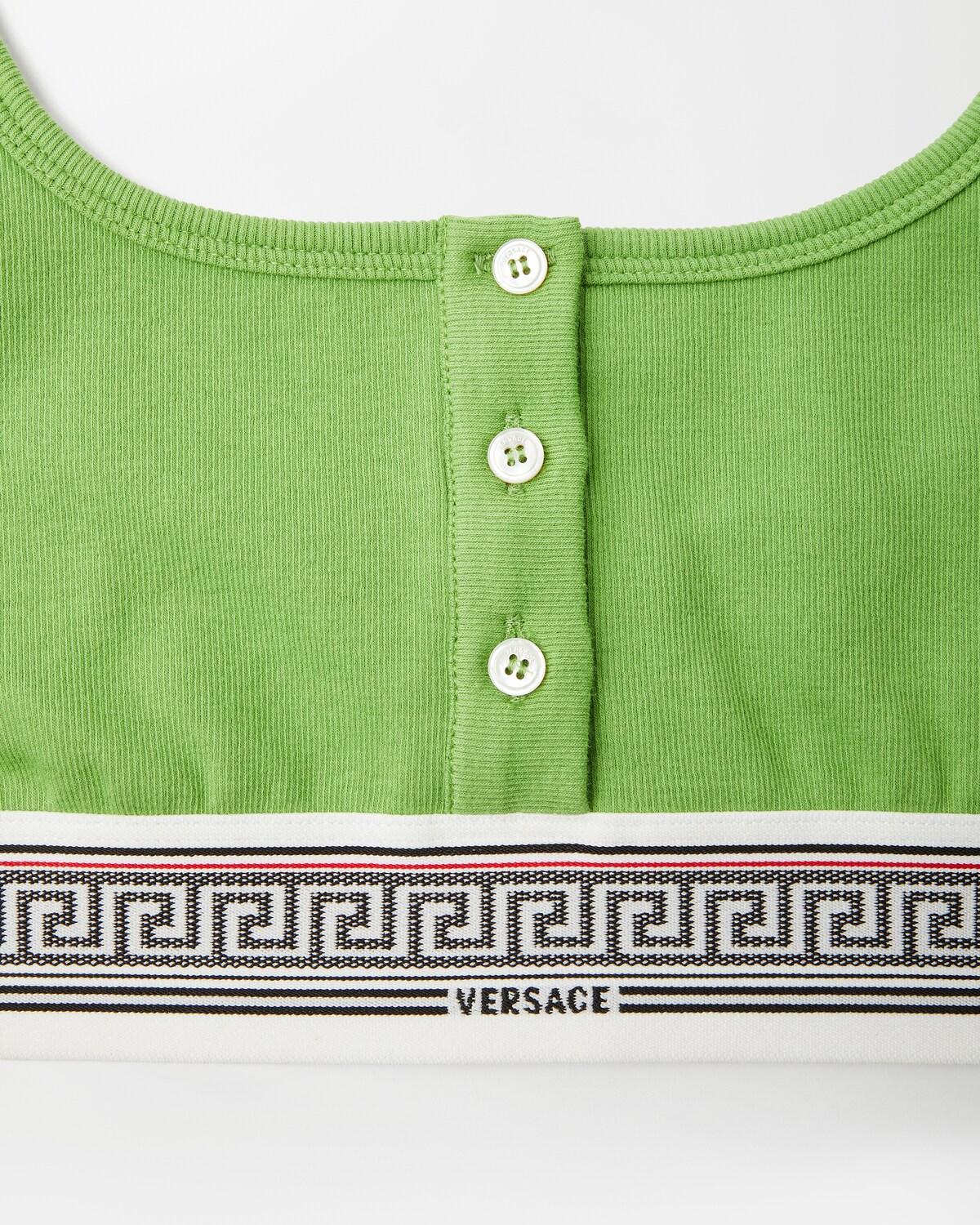 Ribbed Cotton-Jersey Bralette - Image 4