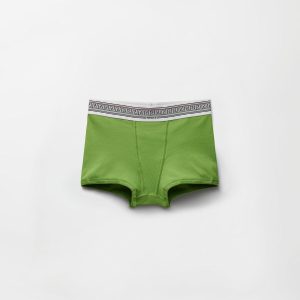 Ribbed Cotton-Jersey Trunks