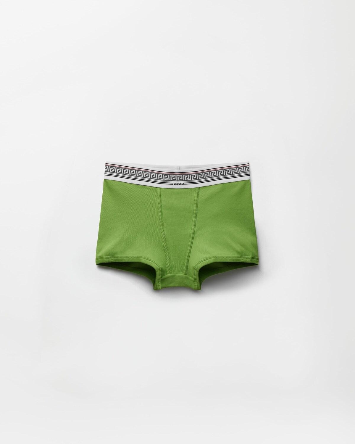 Ribbed Cotton-Jersey Trunks