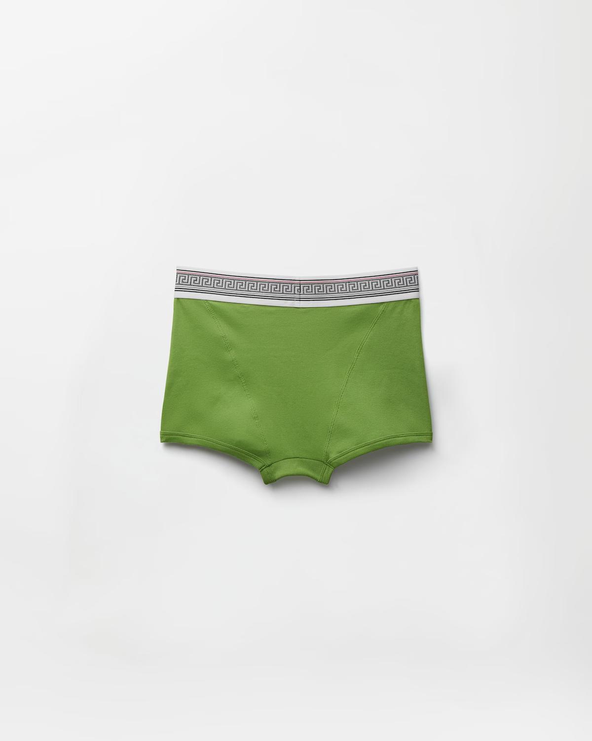 Ribbed Cotton-Jersey Trunks - Image 3