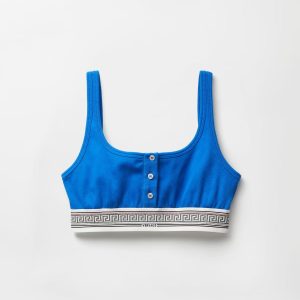 Ribbed Cotton-Jersey Bralette