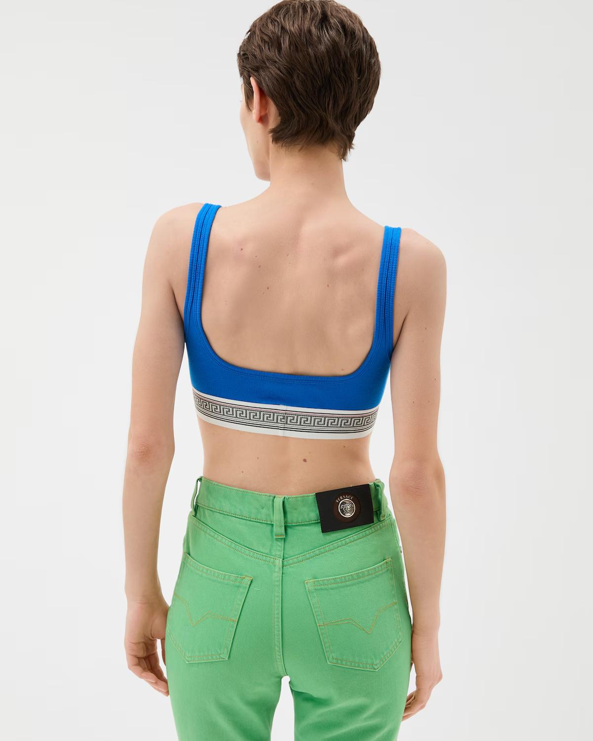 Ribbed Cotton-Jersey Bralette - Image 3