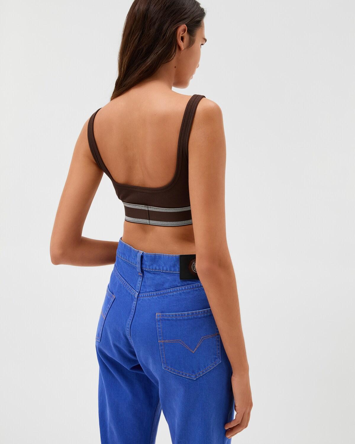 Ribbed Cotton-Jersey Bralette - Image 3