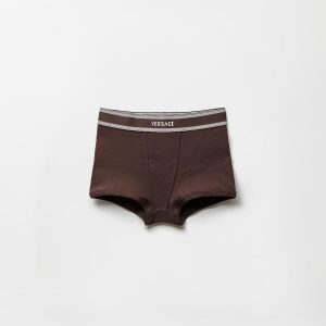 Ribbed Cotton-Jersey Trunks
