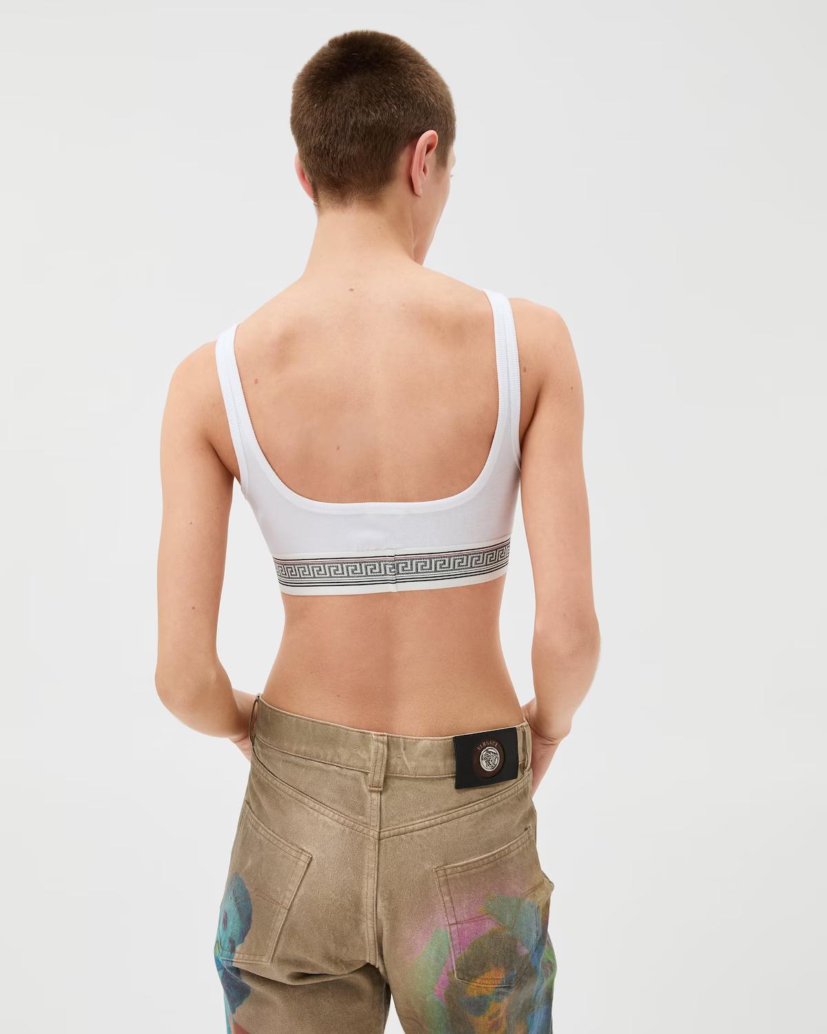 Ribbed Cotton-Jersey Bralette - Image 3