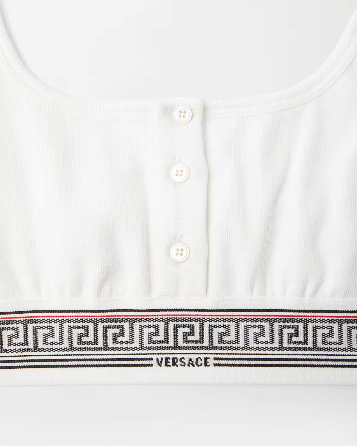 Ribbed Cotton-Jersey Bralette - Image 4