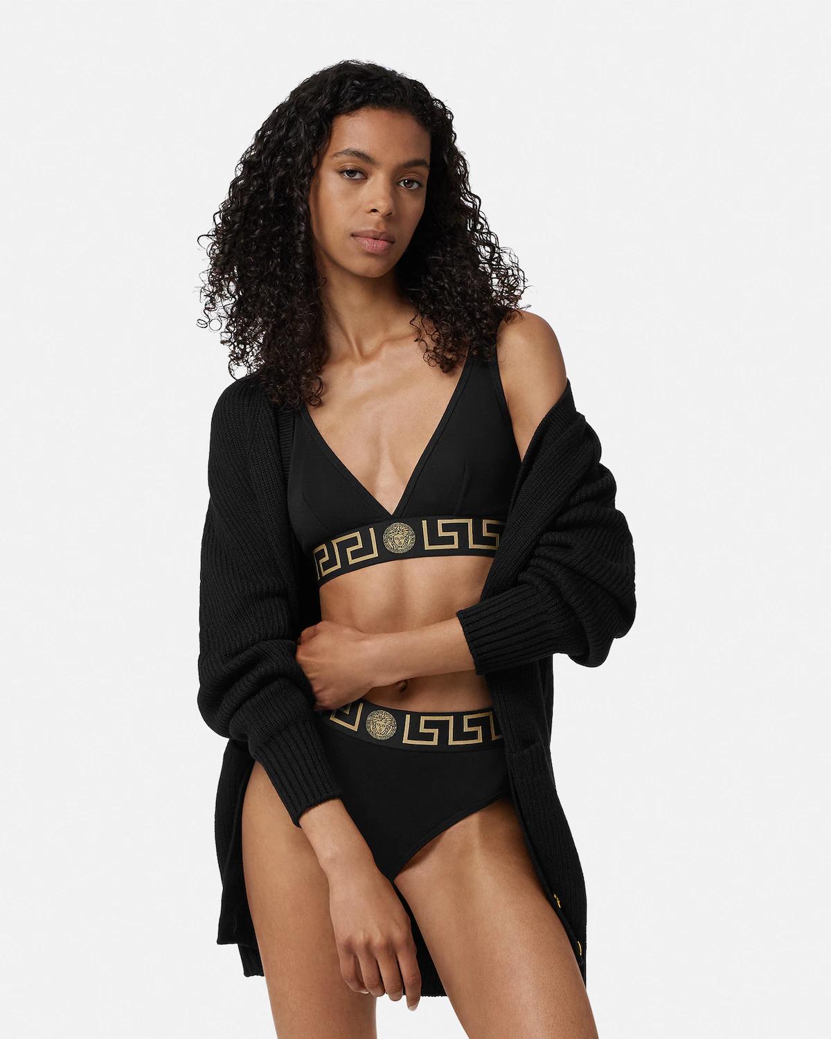 Cotton-Jersey Triangle Bralette - Image 2