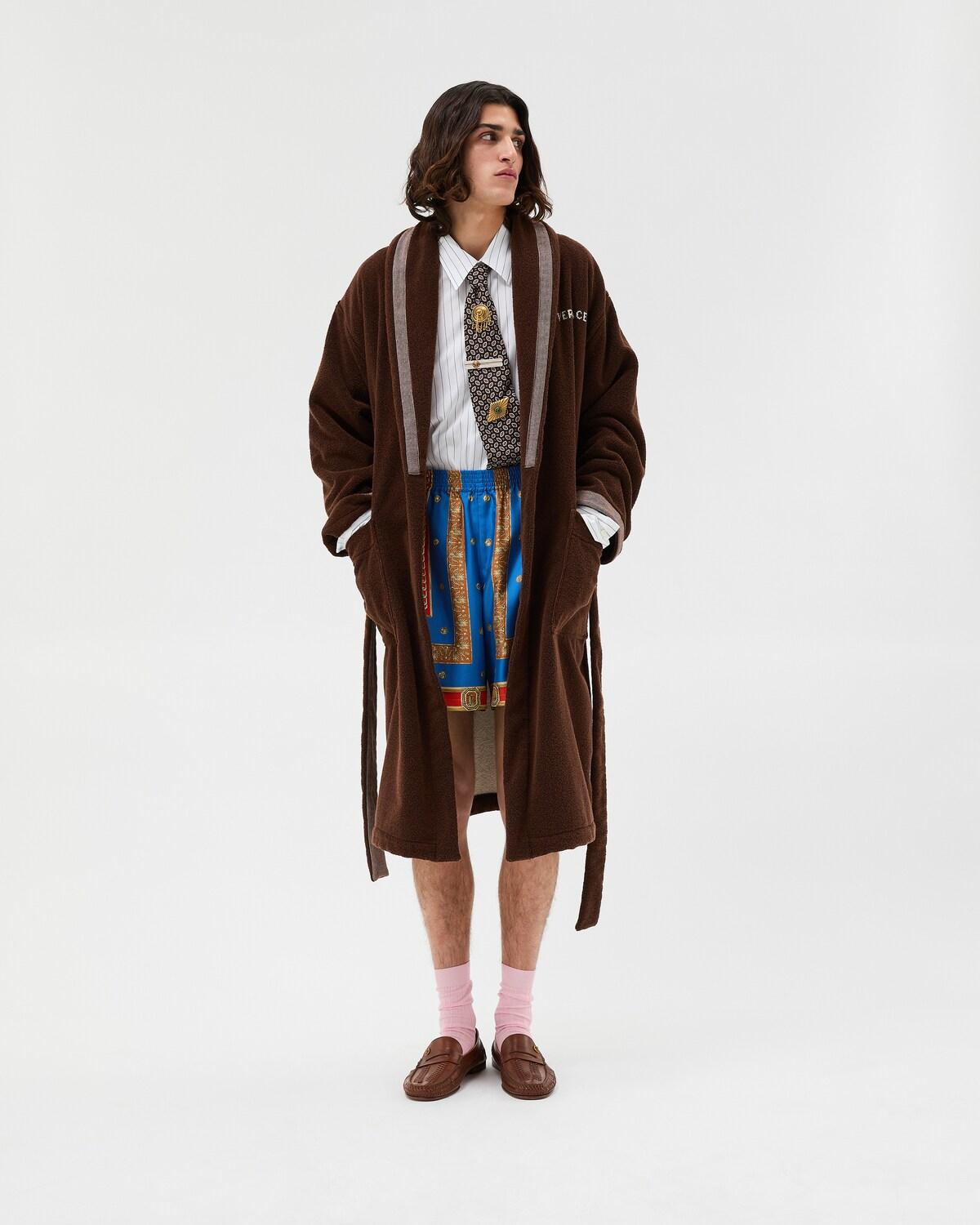 Cotton-Terry Jacquard Bathrobe - Image 2