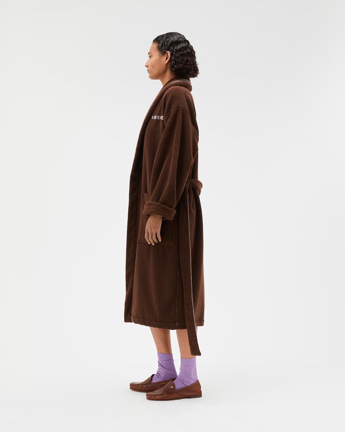 Cotton-Terry Jacquard Bathrobe - Image 4