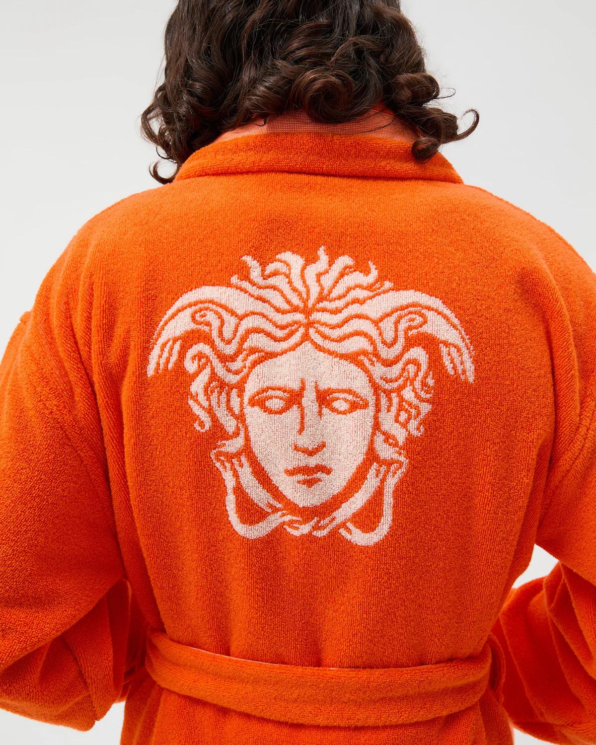 Cotton-Terry Jacquard Bathrobe - Image 3