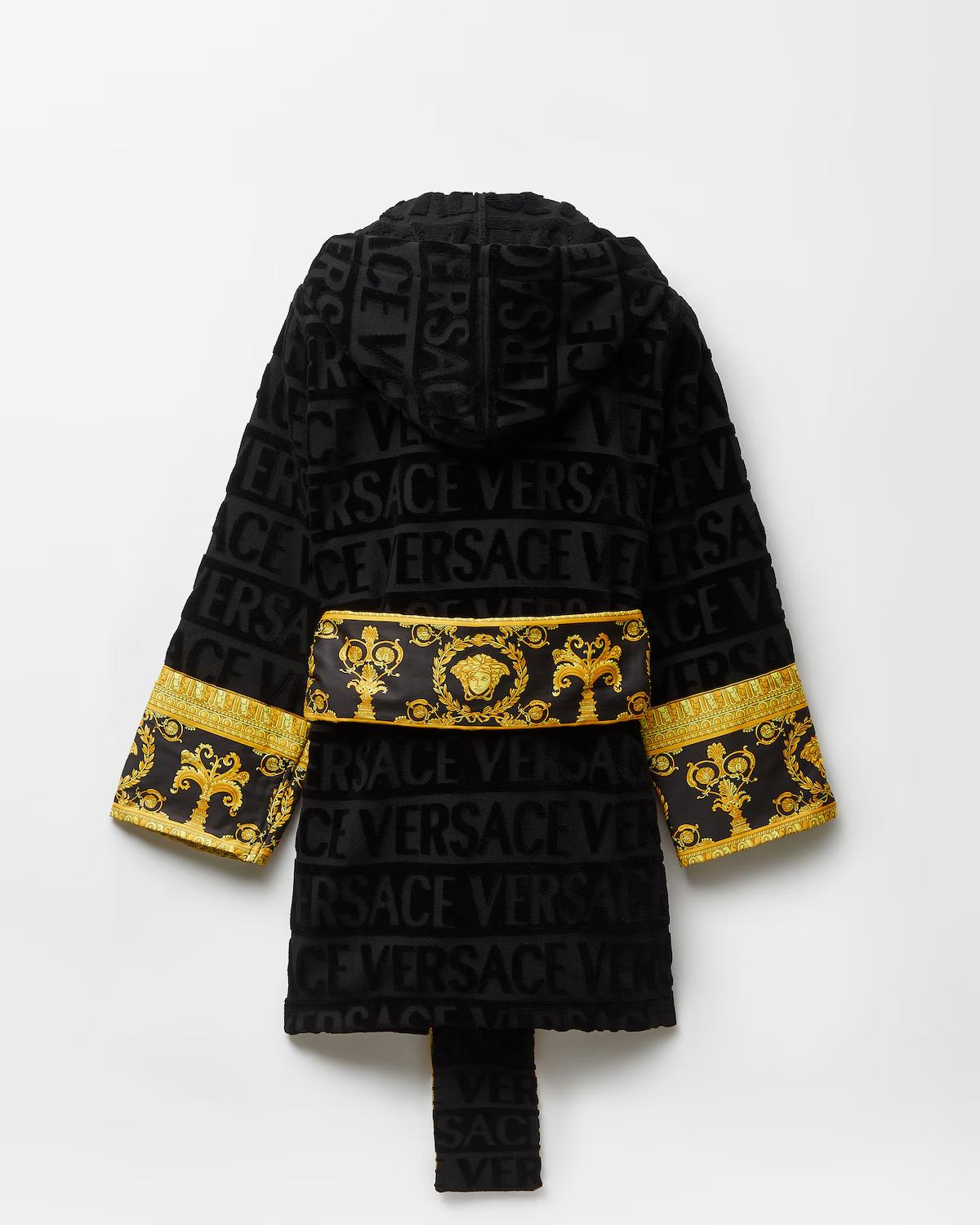 I ? Baroque Short Bathrobe - Image 4