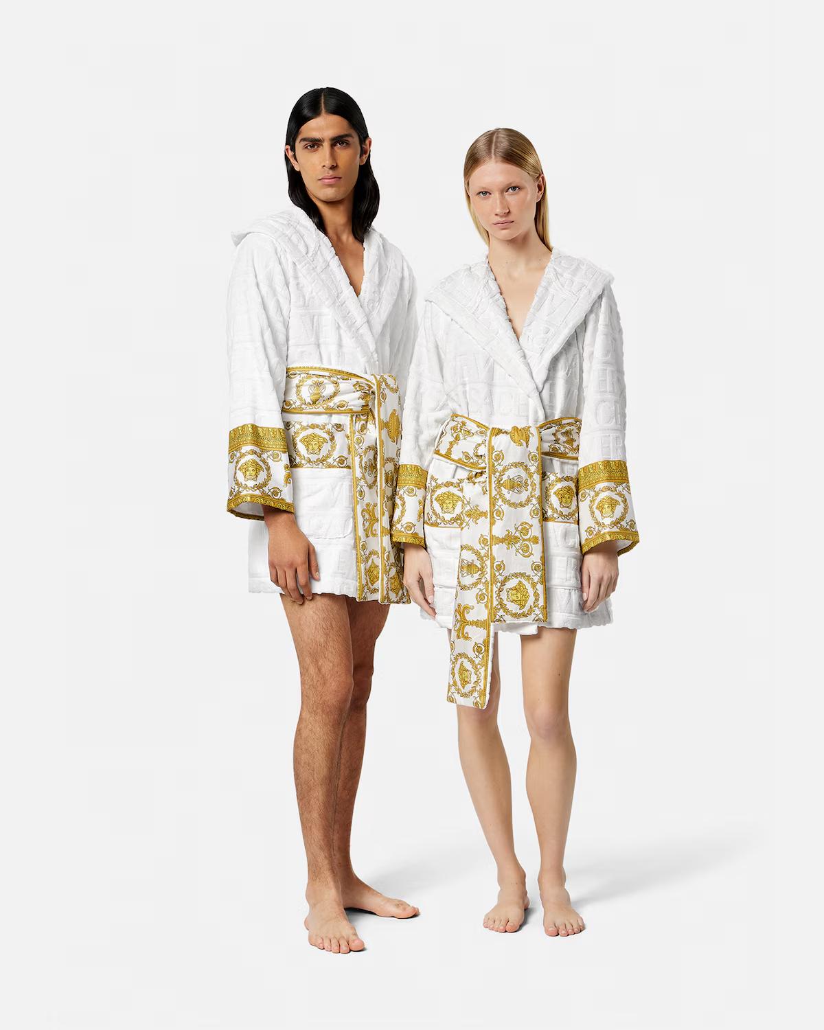 I ? Baroque Short Bathrobe - Image 2