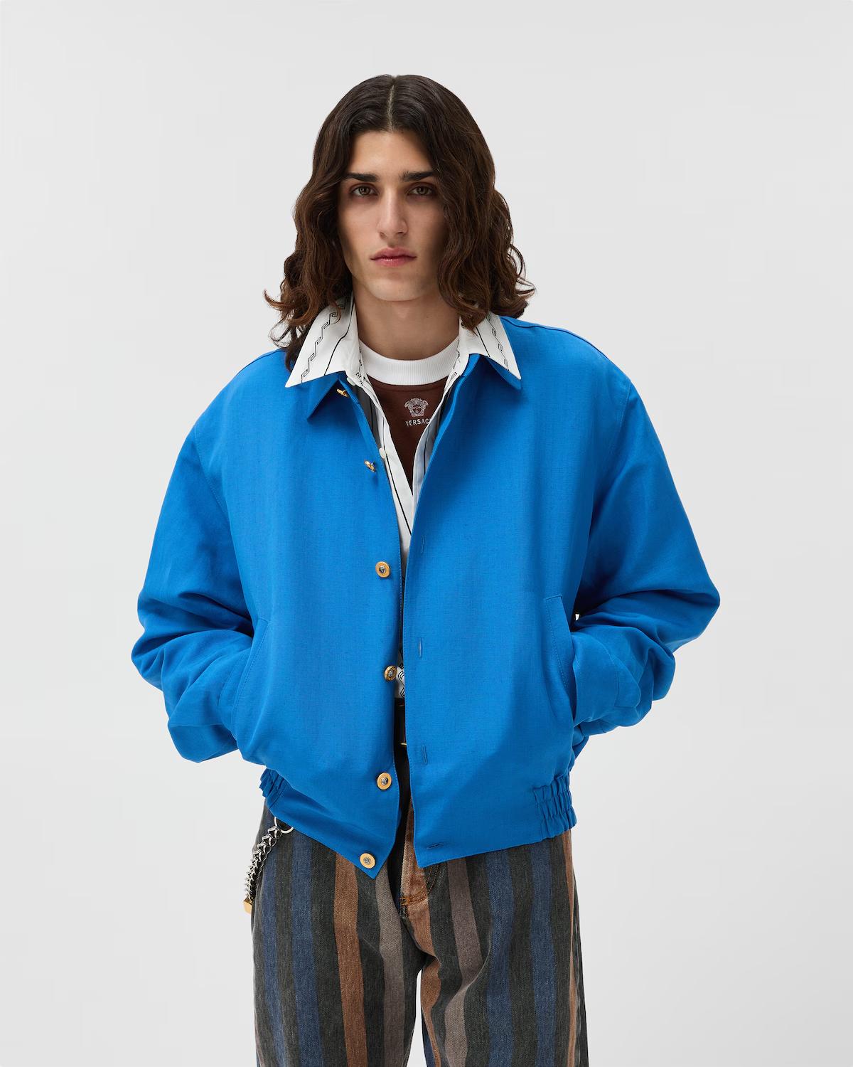 Jacquard Cotton-Silk Loose Shirt - Image 6