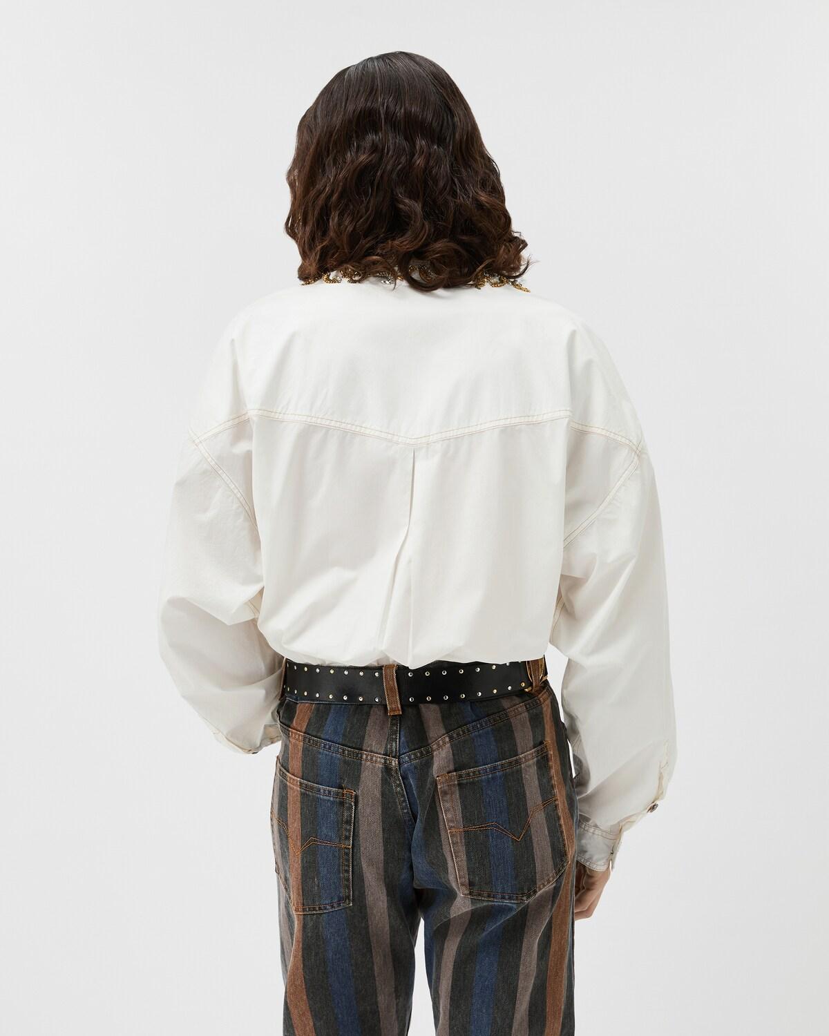 Embroidered Cotton-Poplin Shirt - Image 3