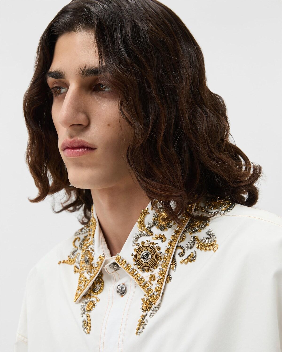 Embroidered Cotton-Poplin Shirt - Image 5