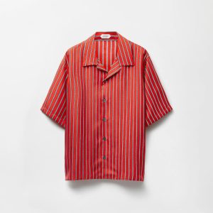 Printed Silk Twill Shirt