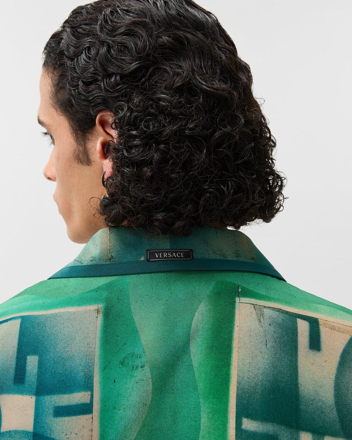 Printed Cr??pe De Chine Silk Shirt - Image 5