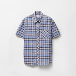 Checked Cotton-Poplin Slim Shirt