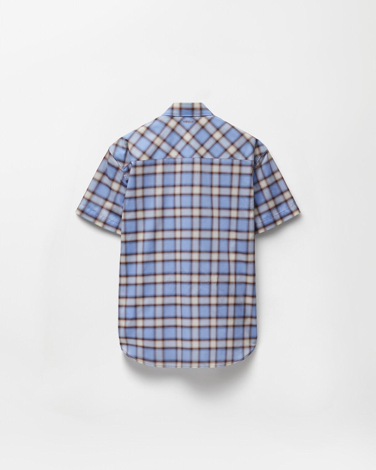 Checked Cotton-Poplin Slim Shirt - Image 3