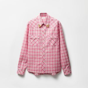 Checked Cotton-Poplin Slim Shirt