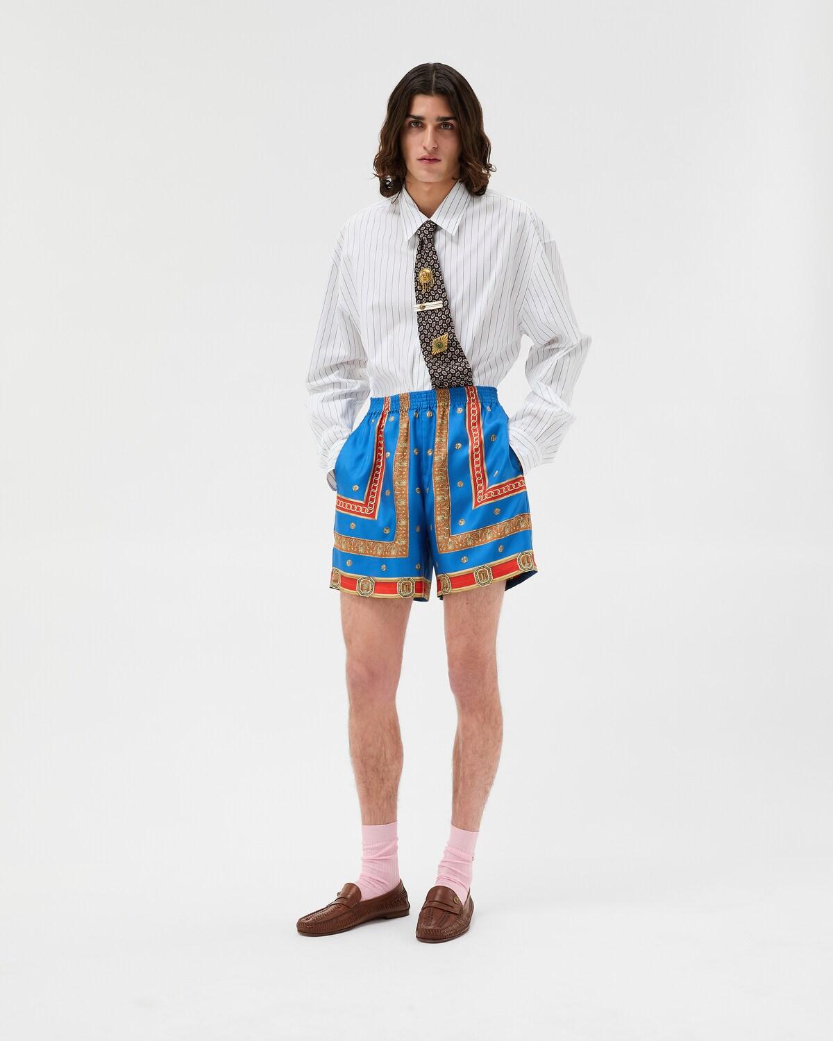 Striped Cotton-Poplin Loose Shirt - Image 5
