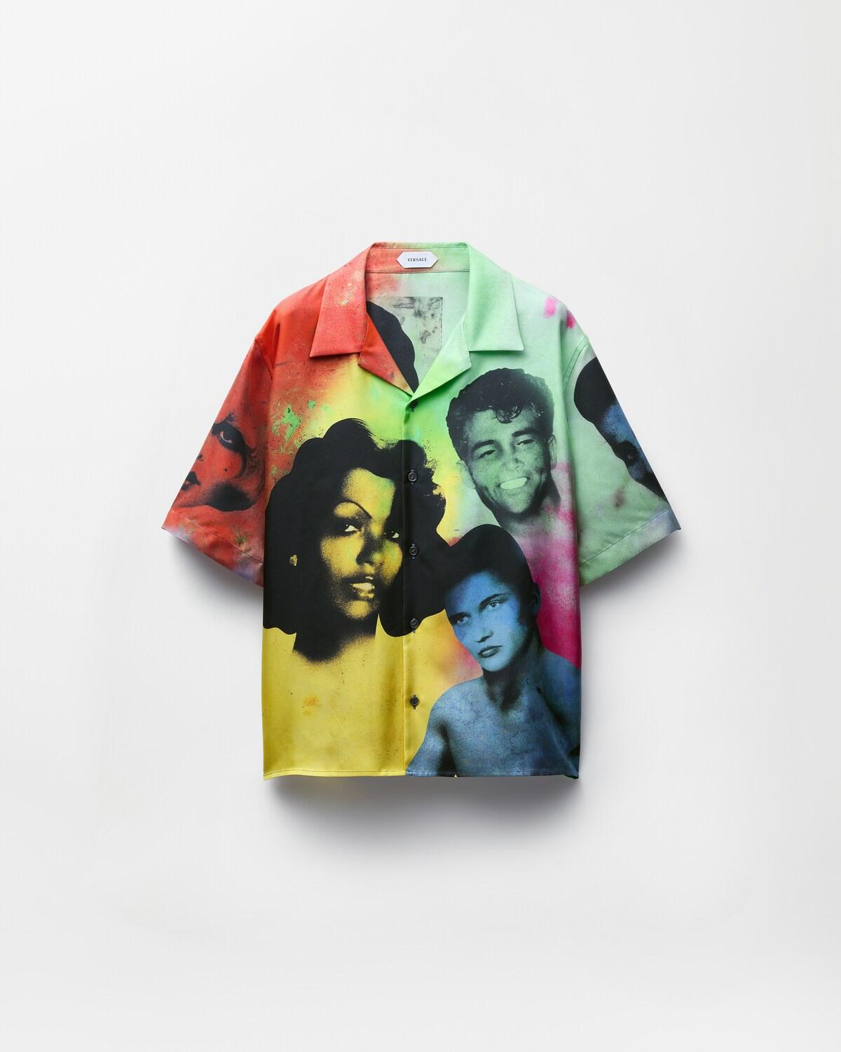 Printed Silk Twill Shirt