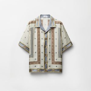 Printed Silk Twill Shirt