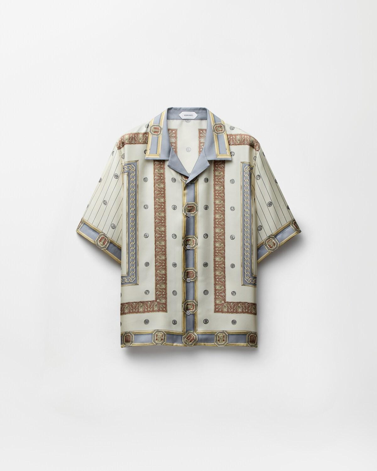 Printed Silk Twill Shirt
