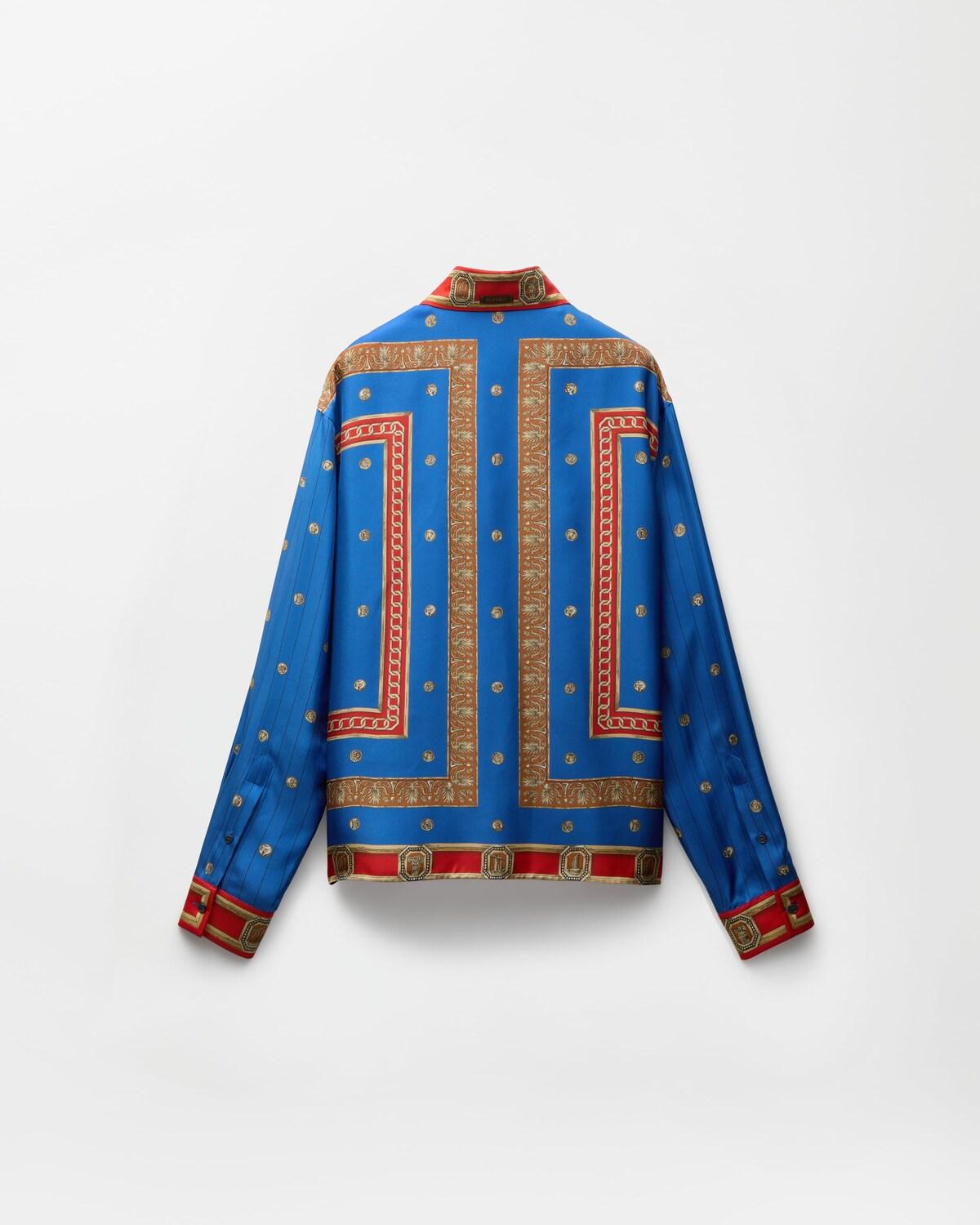 Printed Silk Twill Regular Shirt - Image 3