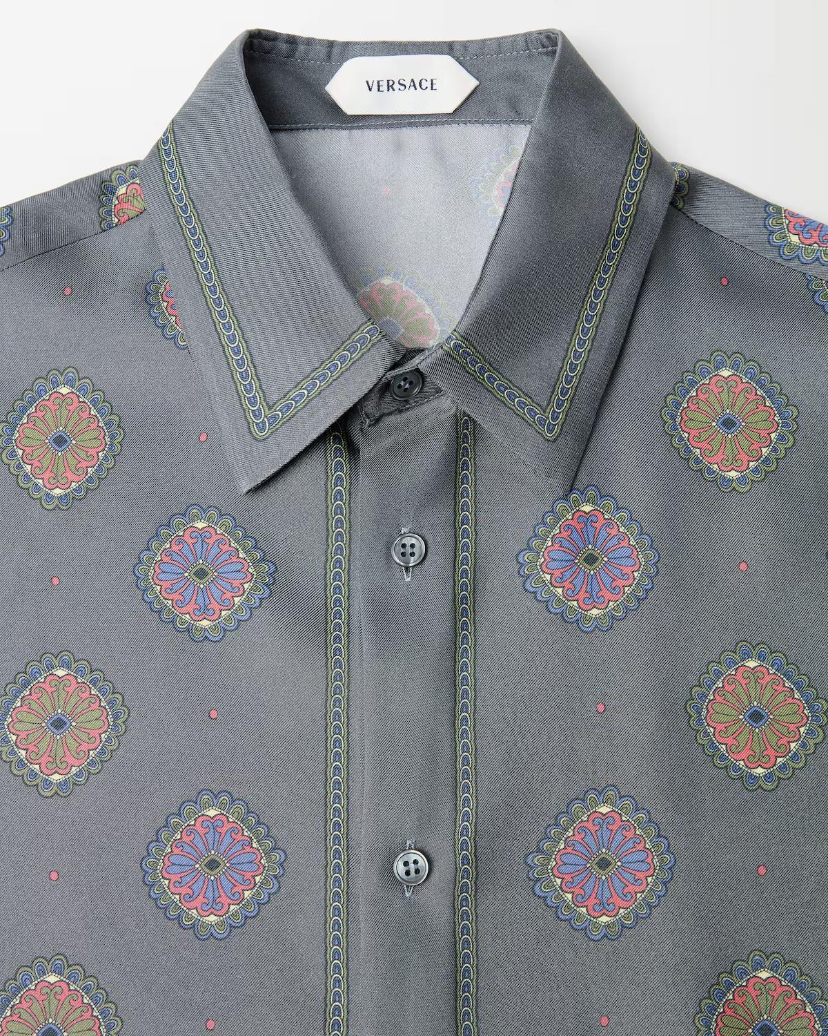 Printed Silk Twill Regular Shirt - Image 2