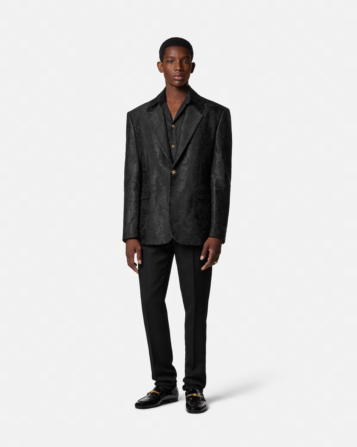 Jacquard Cotton-Poplin Shirt - Image 2