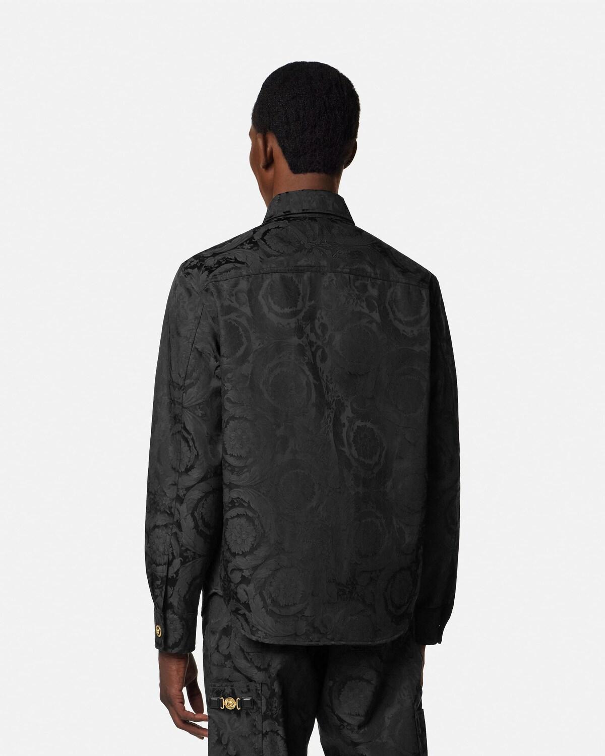 Jacquard Cotton Overshirt - Image 5